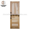 Small exterior door designed wooden entrance doors glass insert flush door for bedroom